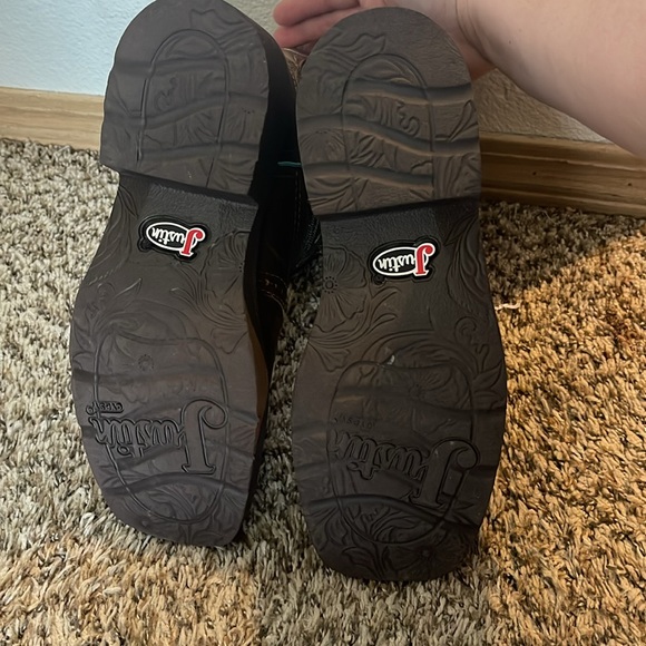 Justin Brand Ladies Size 8 Nettie Western Boot - Picture 13 of 13